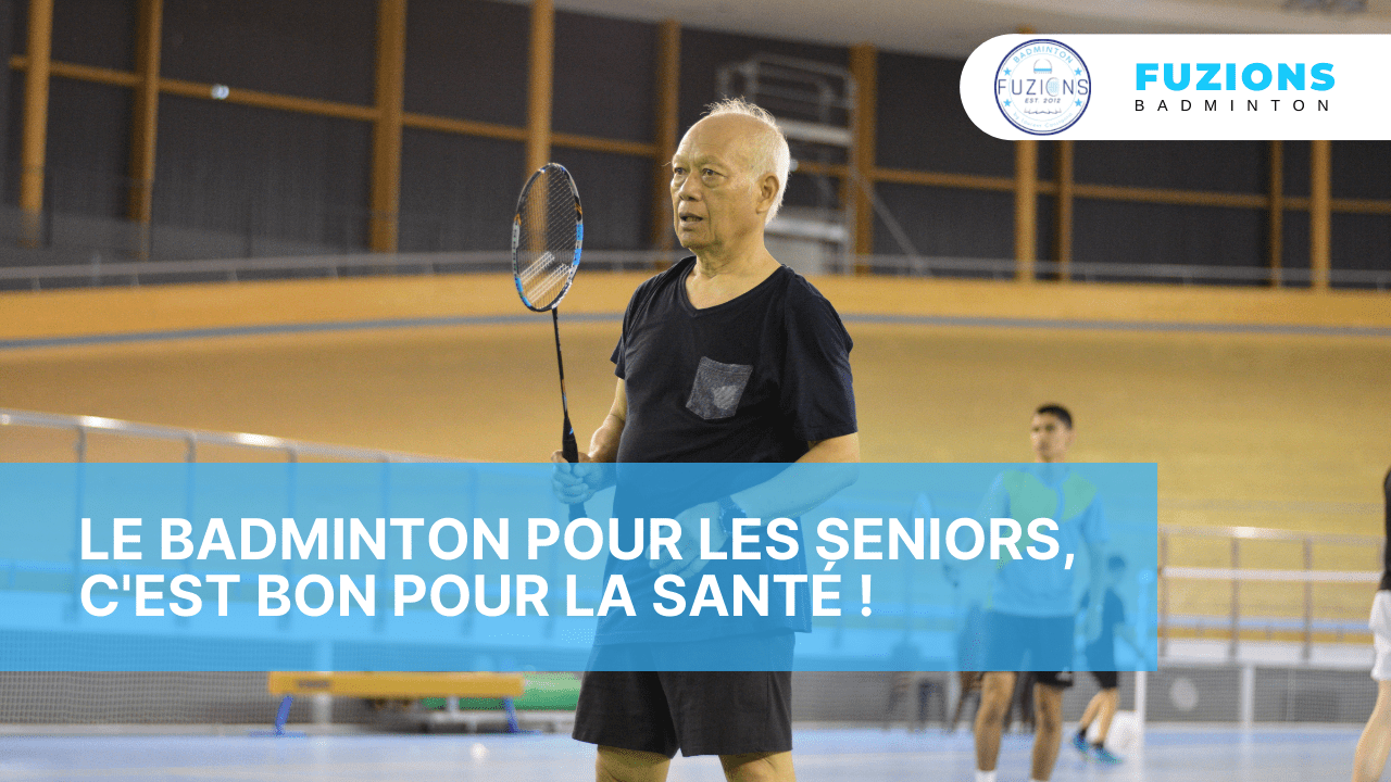 Raquette badminton adaptée aux personnes âgées et seniors – Jeu d'adresse